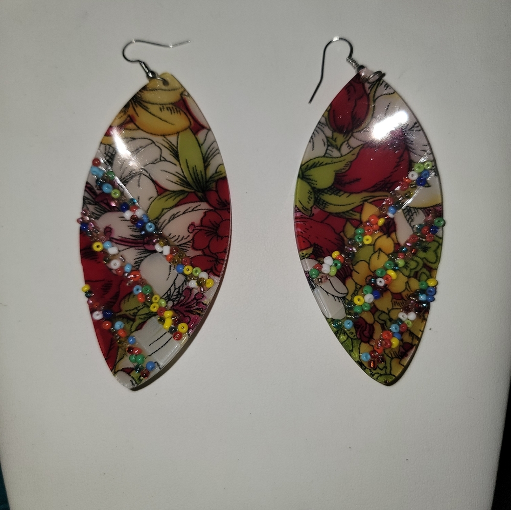 Multi-colored Dangle Earrings